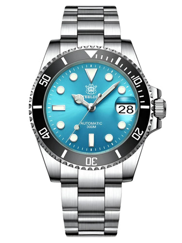 Luxury Wrist Watch For Men - Water Ghost Ceramic Bezel Sapphire Mirror Swiss Luminous Waterproof Mechanical Watch, Drestiny, Watches, United States, USA, Canada, Australia, New Zealand, United Kingdom, UK, FR, Green/Black, Green, Black, Aqua Blue, Blue, men's designer watches, luxury watches for men, high-end watches men, best luxury watches men, men's fine watches, shopdrestiny.com